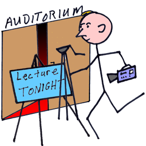 videotape lecture with one camera