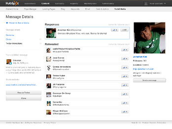 Twitter Interactions View
