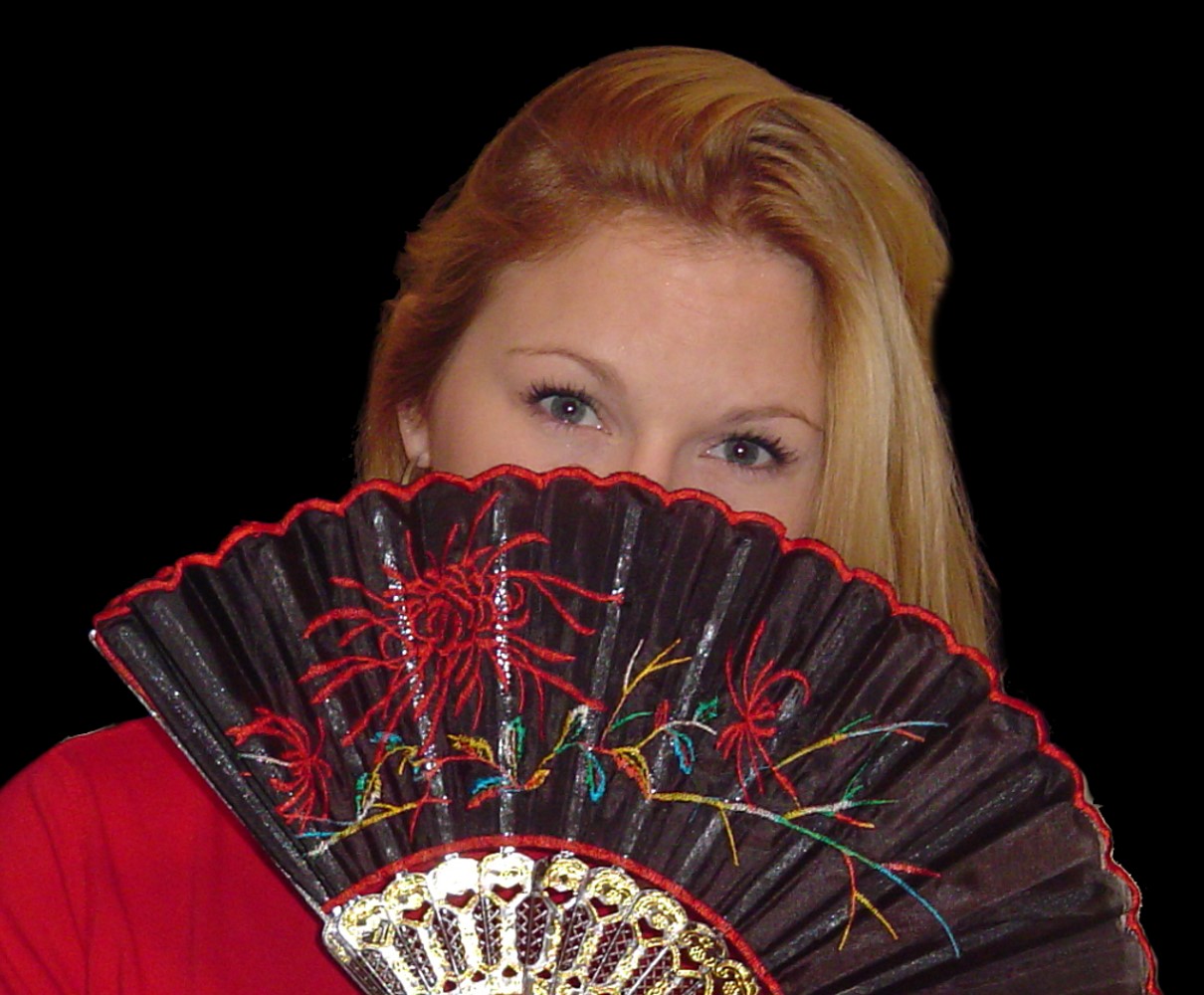 Girl with Fan