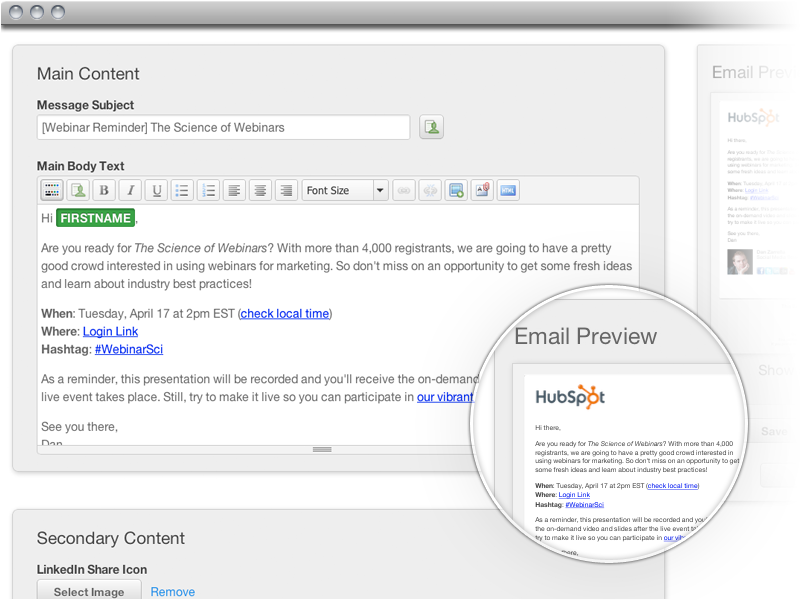 HubSpot email marketing Updates