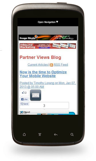 IMP optimize mobile website phone