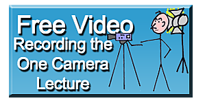 Recording the One Camera Lecture