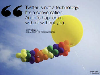 Twitter is a converstation