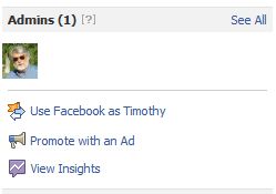 Use Facebook as Timothy