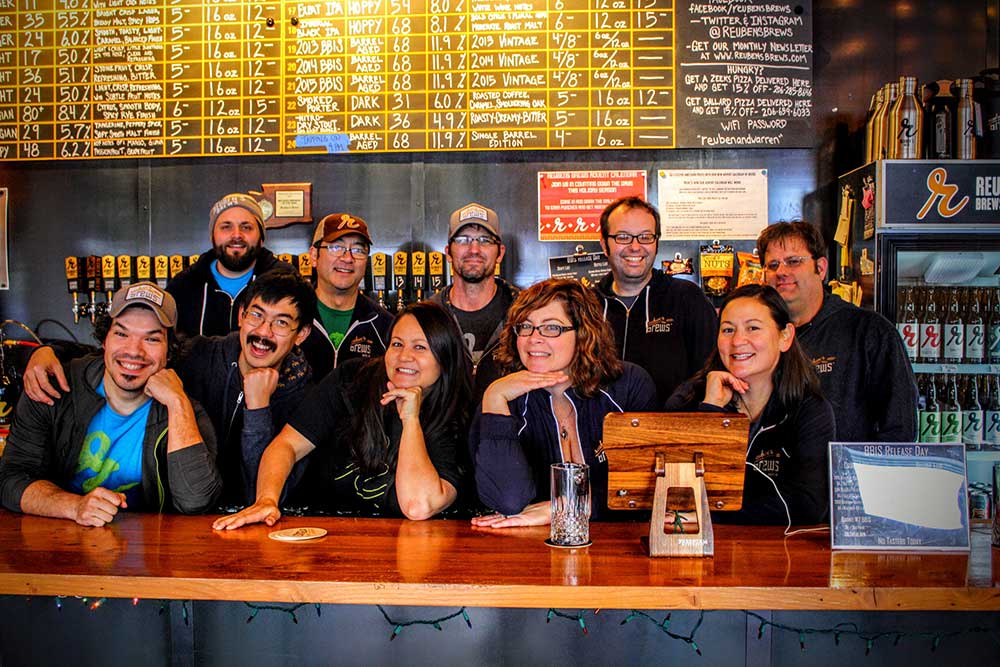 Reuben's Brews Staff