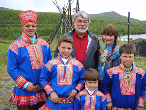 Sami Family in Norway, part of Quest for the Viking Spirit.